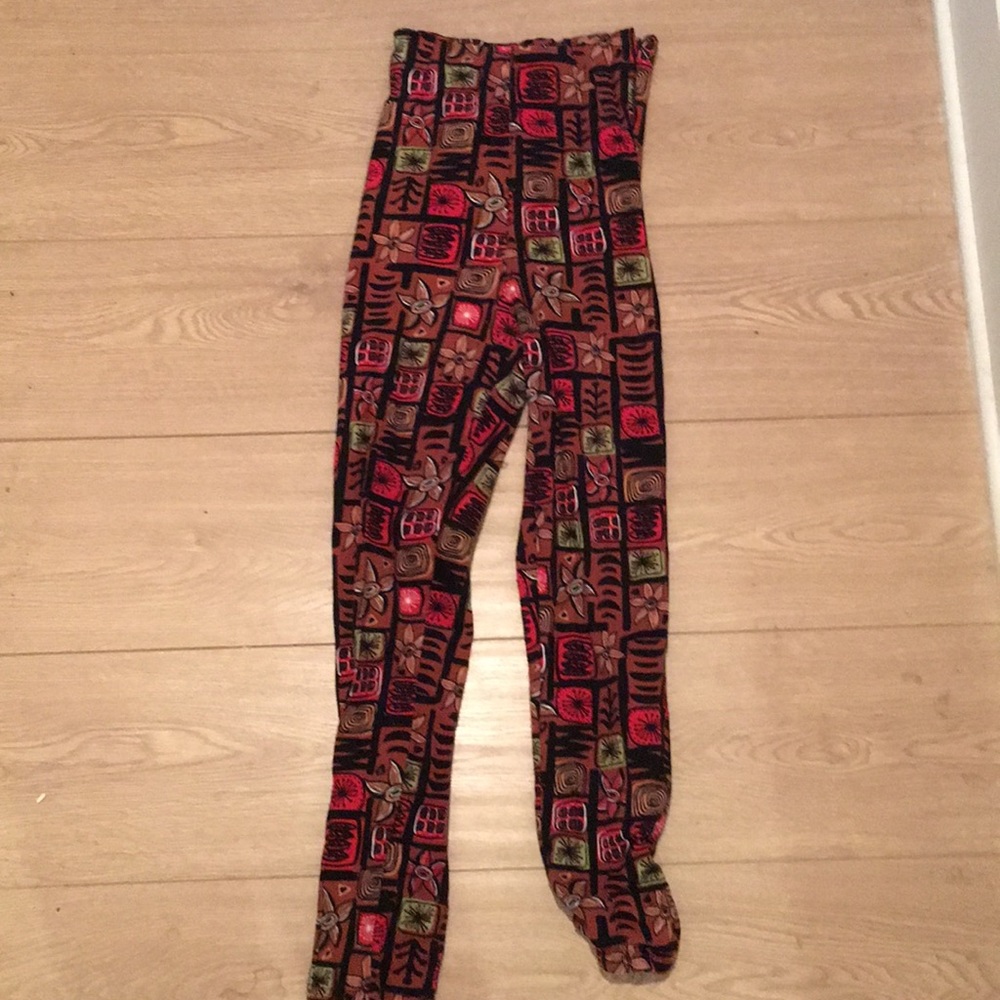 Collectif Patterned High Waisted Pants